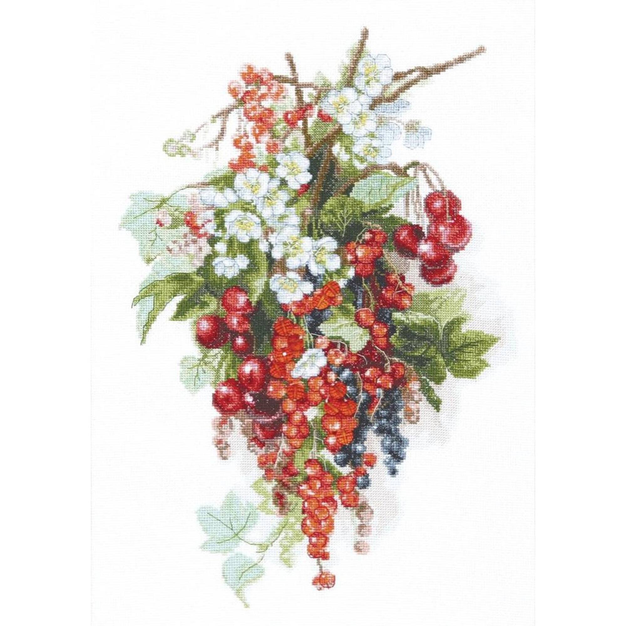 Charivna Mit Cross Stitch Kit Sweet Berry